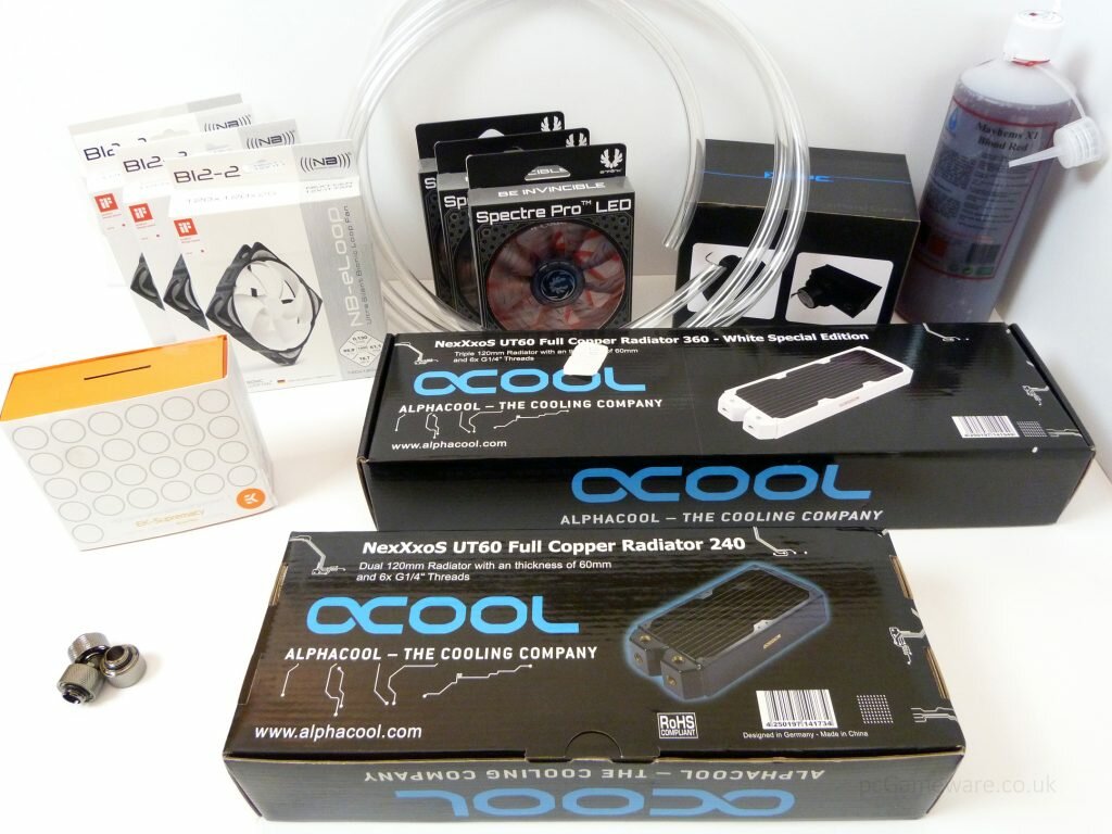 Pc watercooling parts with pump, reservoir and blocks