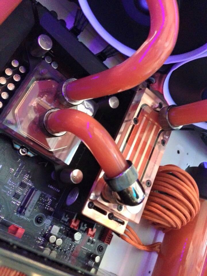 CPU and RAM Watercooling Blocks