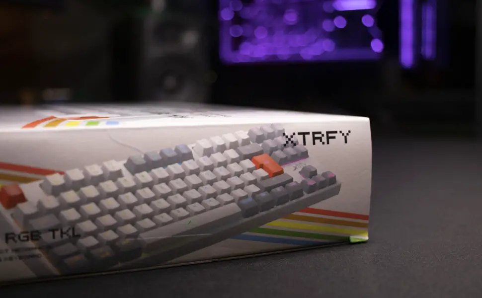 Xtrfy K4 TKL Retro Mechanical Keyboard Review Xtrfy K4 Retro - Outer Box