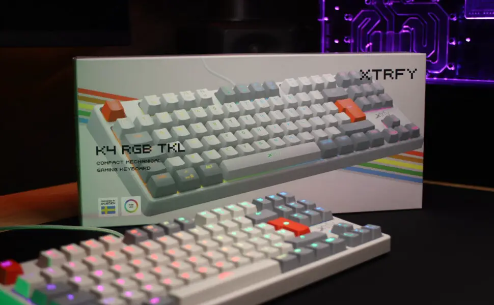 Xtrfy K4 TKL Retro Mechanical Keyboard Review