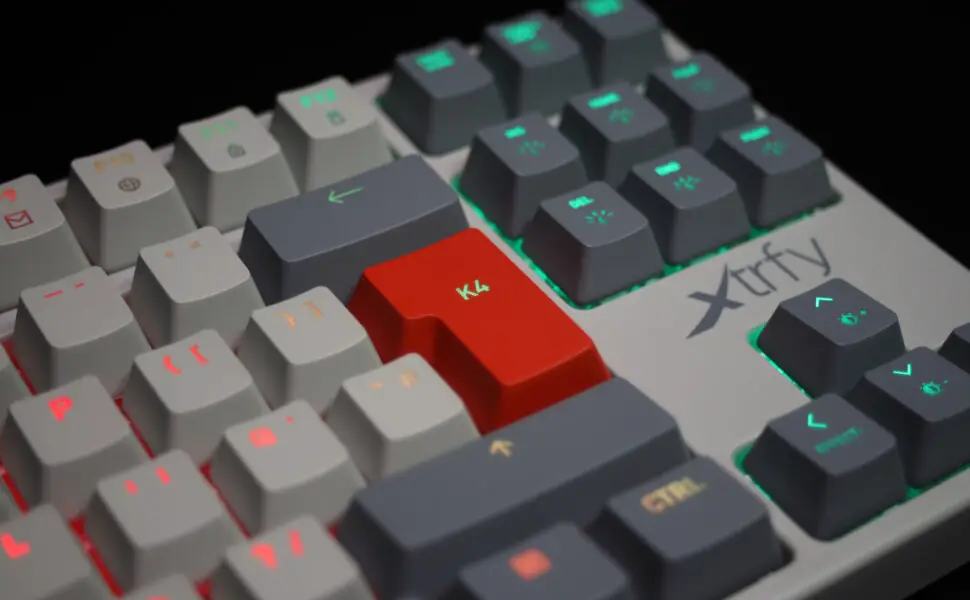 Xtrfy K4 TKL Retro Mechanical Keyboard Review K4 Retro TKL Aesthetics